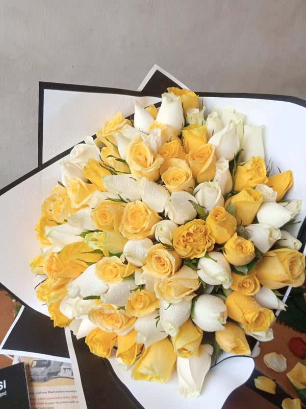 SUNSHINE 60 ROSES