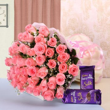 PINK ROSES & CHOCOLATES