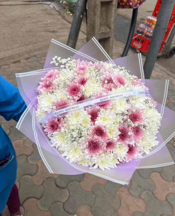 MIXED CHRYSANTHEMUMS BOUQUET
