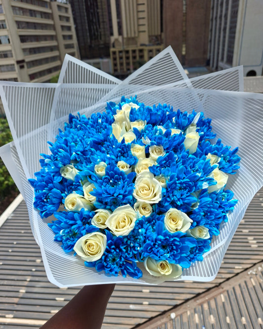 BLUE THEME BOUQUET